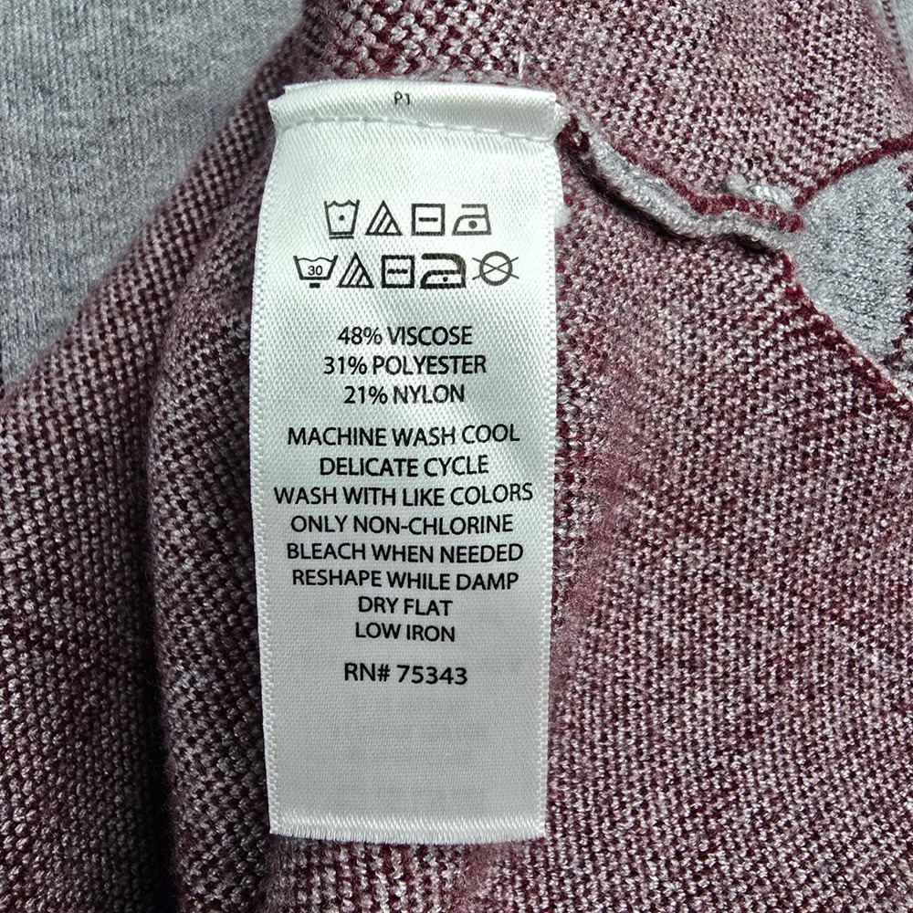 Tahari Sweater Womens 3XL Windowpane Plaid Pullover Long Sleeve Plus Size Top 3X - Picture 5 of 9